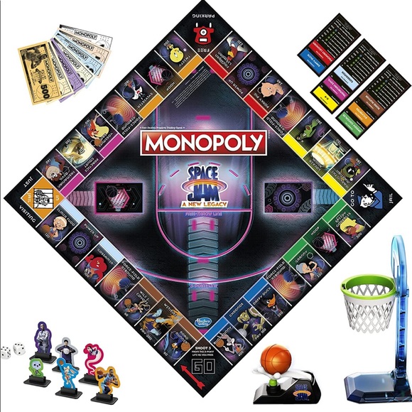 Monopoly Space Jam A New Legacy Edition Family Board Game - Picture 3 of 11